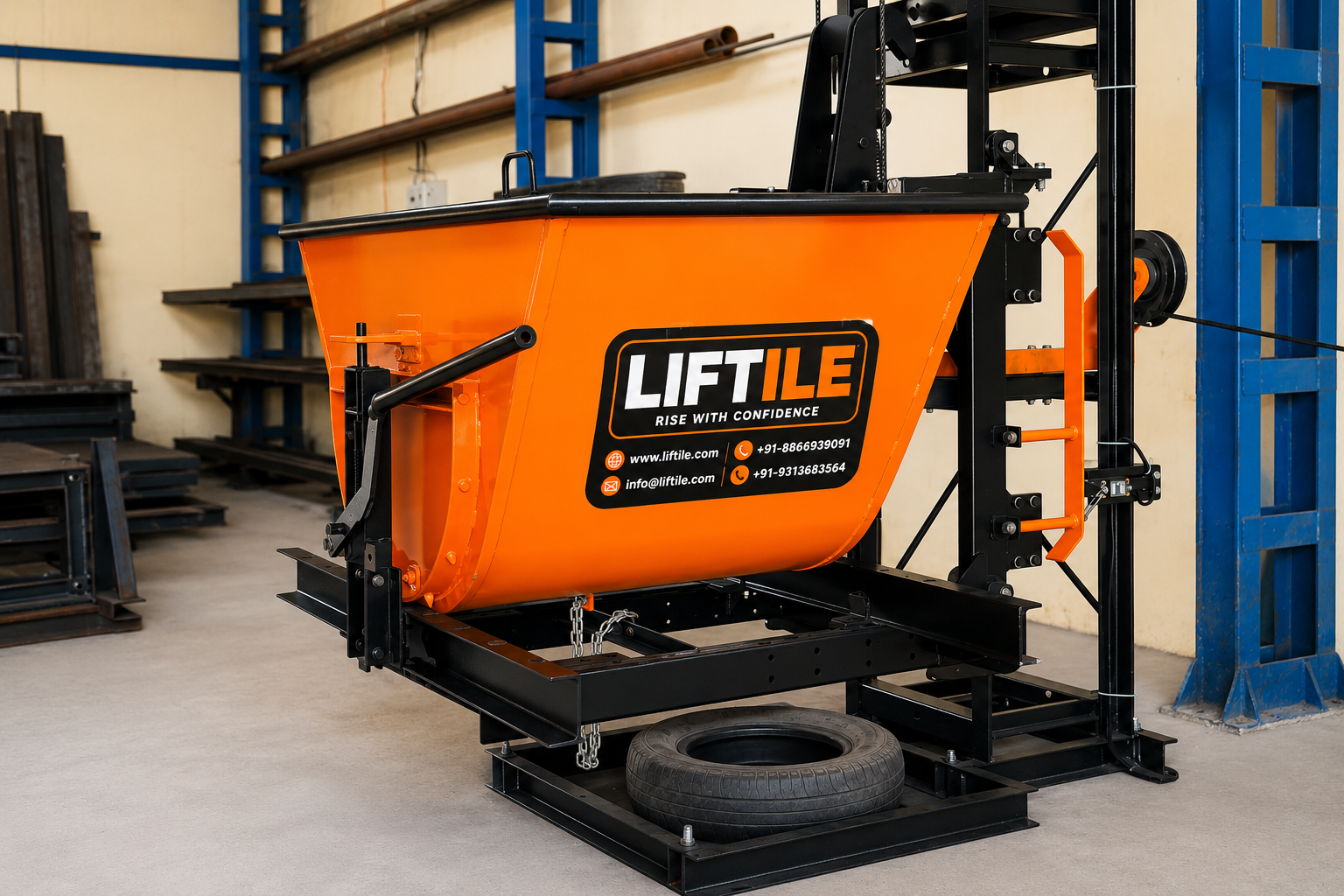 Concrete Bucket (Tilting Type)