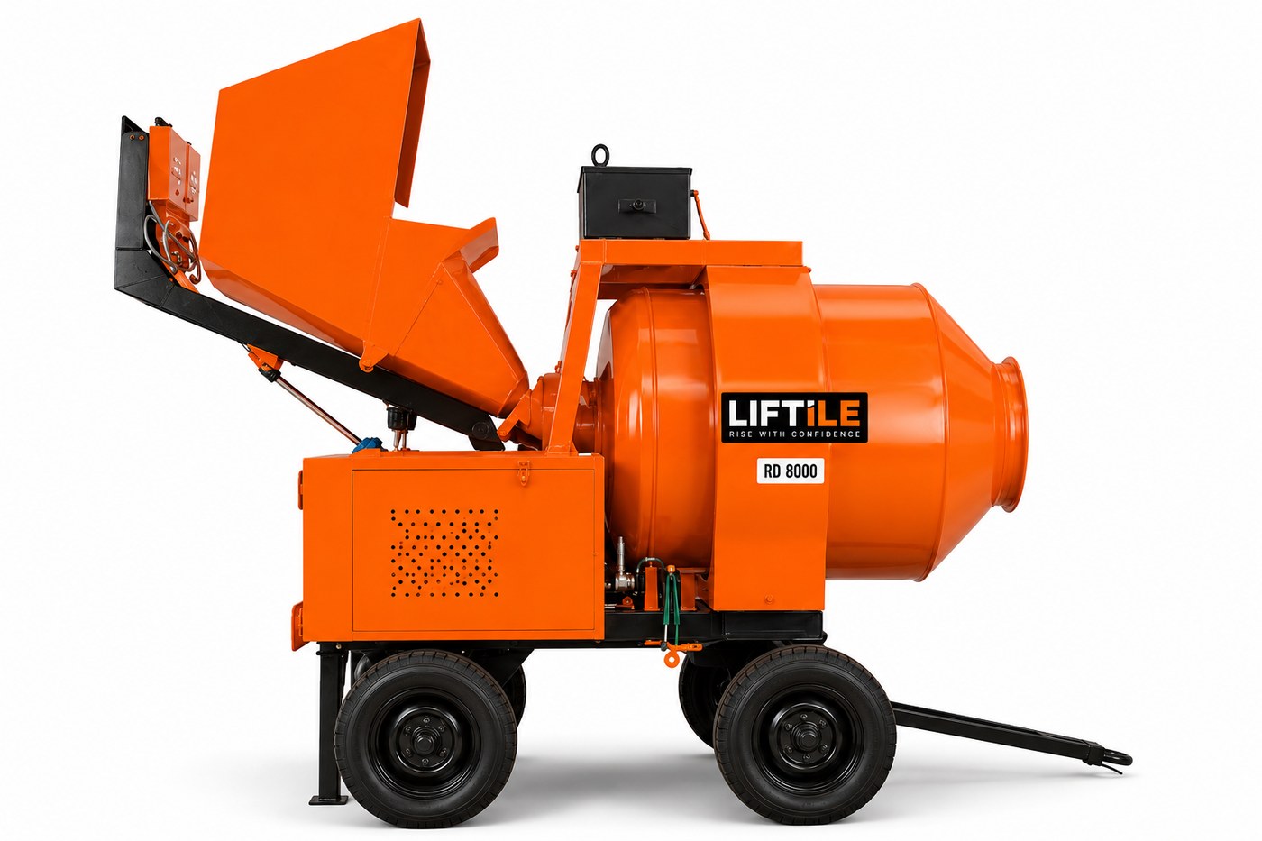 Reversible Drum Concrete Mixer